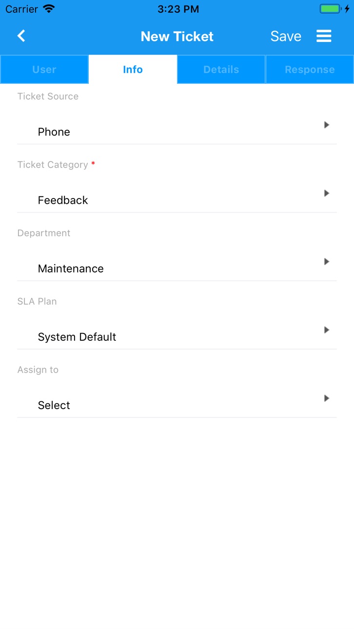 iPhone screenshot