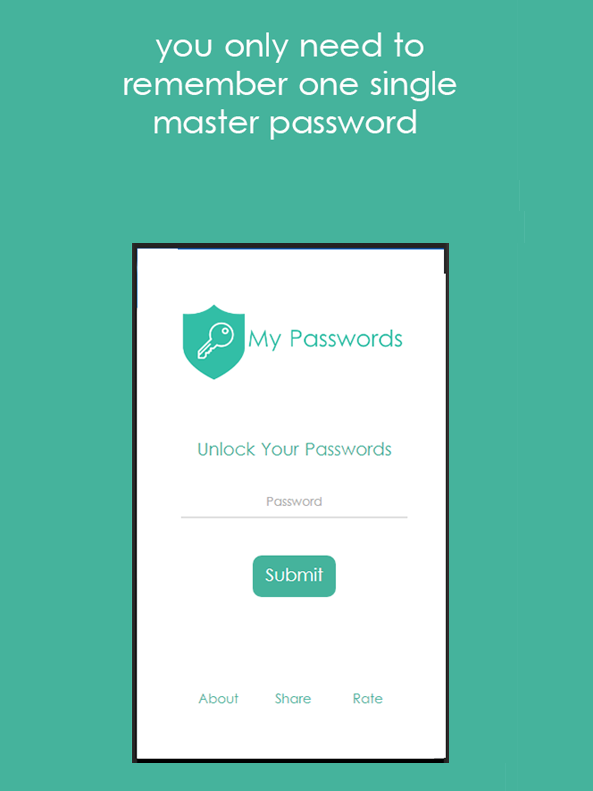 My Passwords Box screenshot 4