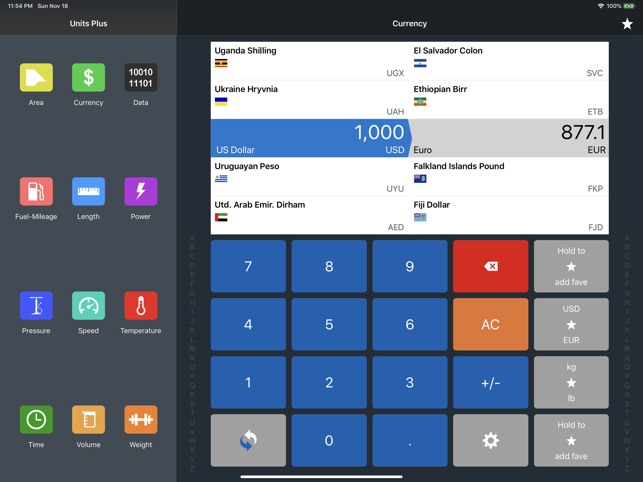 ‎Units Plus Converter Screenshot