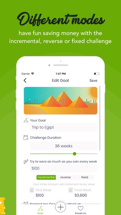 52 Week Money Saving Challenge Screenshot