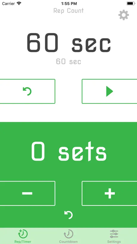 Rep Counter with rest timer