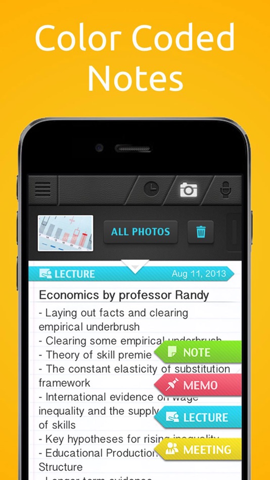 #2. SuperNote Notes Recorder+Photo (iOS) 由: FITNESS22 LTD