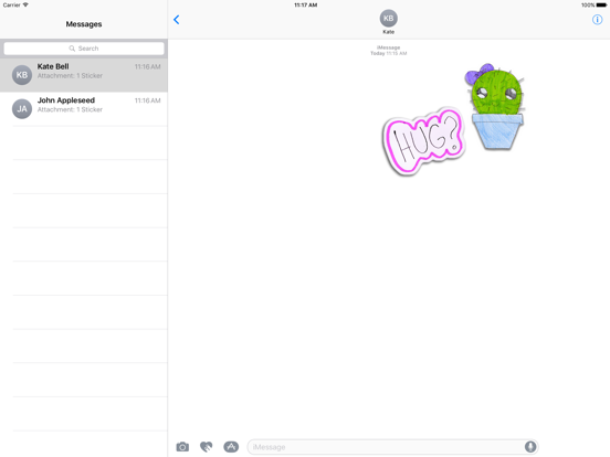 Screenshot #5 pour Kawaii! Cactus Stickers
