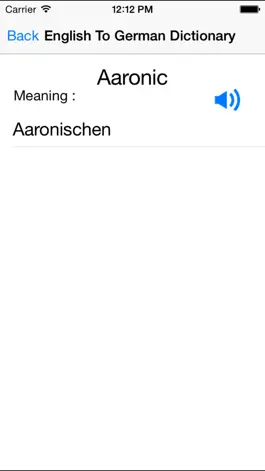 Game screenshot English To German Dictionary apk