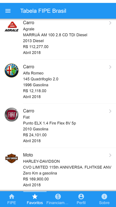 Tabela FIPE Brasil iPhone screenshot 6 - Utilities app
