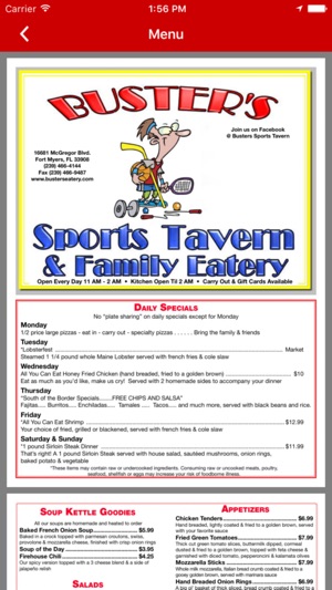 Buster's Eatery(圖2)-速報App