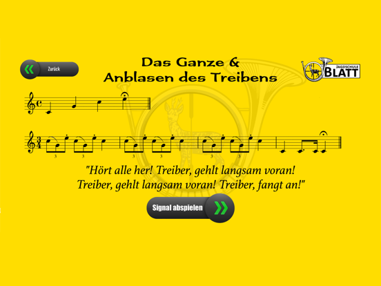 Jagdsignale iPad app afbeelding 3