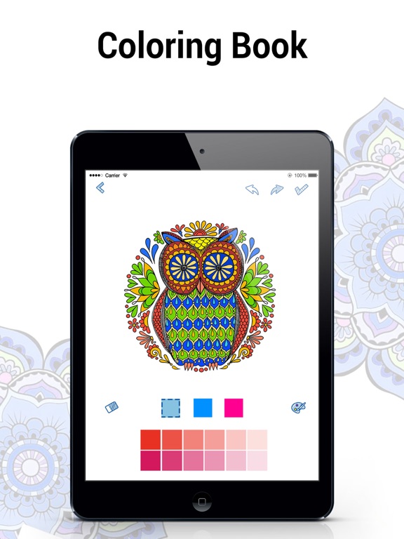Color Artist: Coloring Book iPad screenshot 2 - Entertainment app