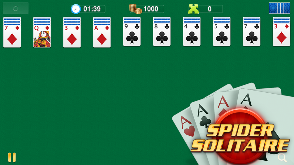 #1. Spider Solitaire - Lite (iOS) 由: Pawpaw Inc.