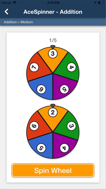 Ace Spinner Math Games Lite