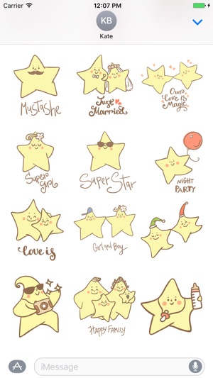 Cute Star and Cloud Emoji(圖2)-速報App