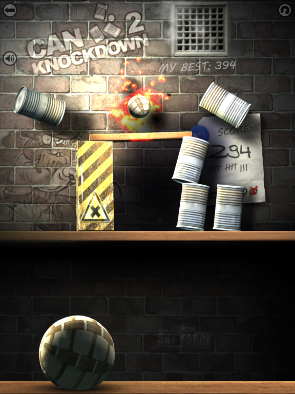 Игра Can Knockdown 2