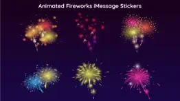 animated fireworks party text iphone screenshot 3