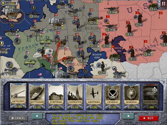 World Conqueror 1945 for iPad screenshot 5