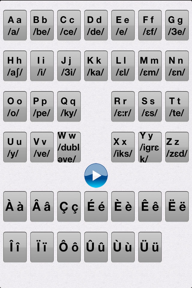 French Phonetic Alphabet Study screenshot 2