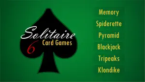 6 Solitaire Card Games screenshot #1 for iPhone