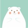 Polar Bear in Love app icon - Stickers app for iPhone