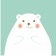Polar Bear in Love app icon - Stickers app for iPhone