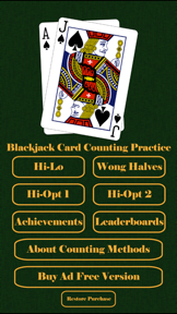 Blackjack Card Counting Practice screenshot