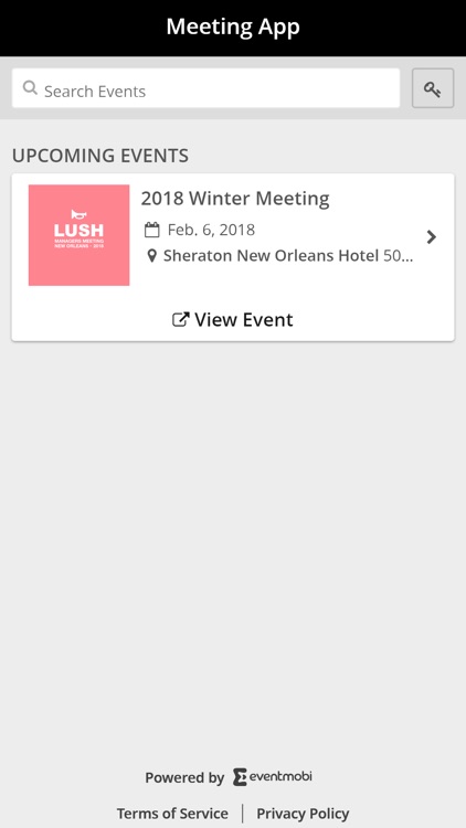 Lush Meetings App