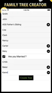family tree creator iphone screenshot 1