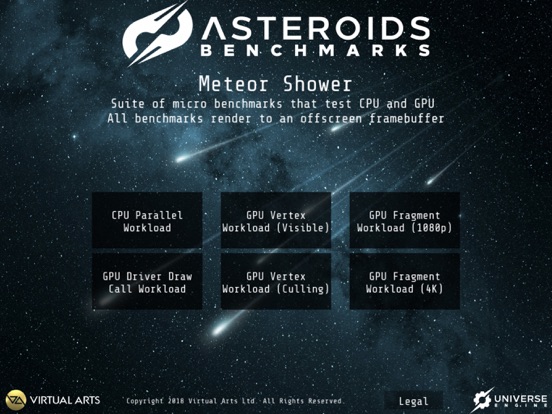 Screenshot #4 pour Meteor Shower Benchmark