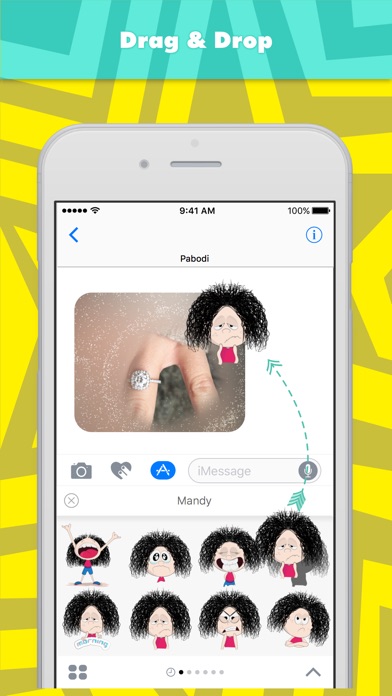 Mandy stickers by danyon screenshot 3