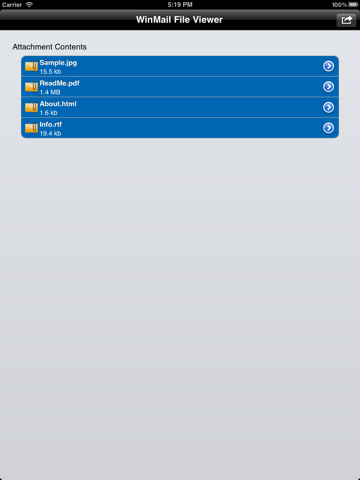 Winmail Viewer for iPhone and iPadのおすすめ画像2