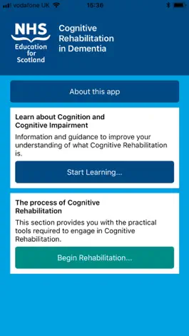 Game screenshot Cognitive Rehab in Dementia apk