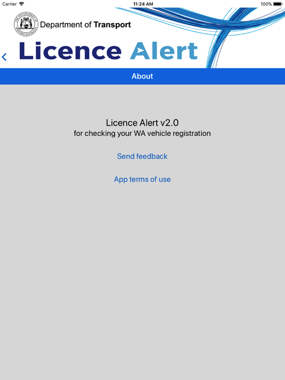 Licence Alert iPad screenshot 1 - Utilities app