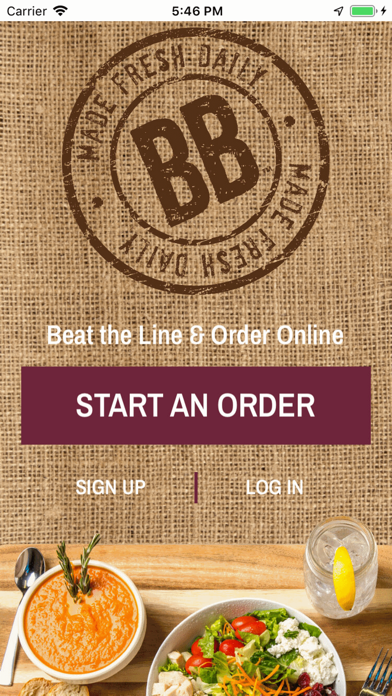 Brown Bag Order Ahead iPhone screenshot 1 - Food & Drink app
