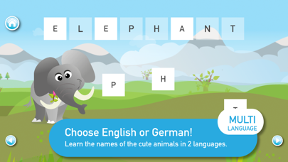 Kids learning ANIMAL WORDS screenshot 4