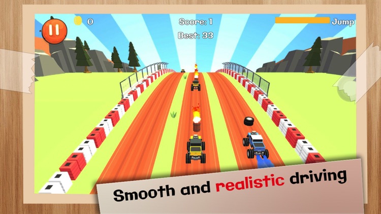 Boom Road 3d speed racing trucks screenshot-3