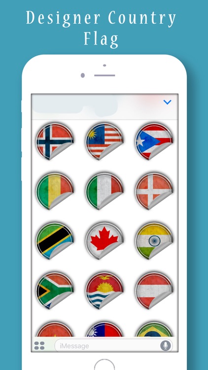 Designer Country Flag Sticker Pack screenshot-3