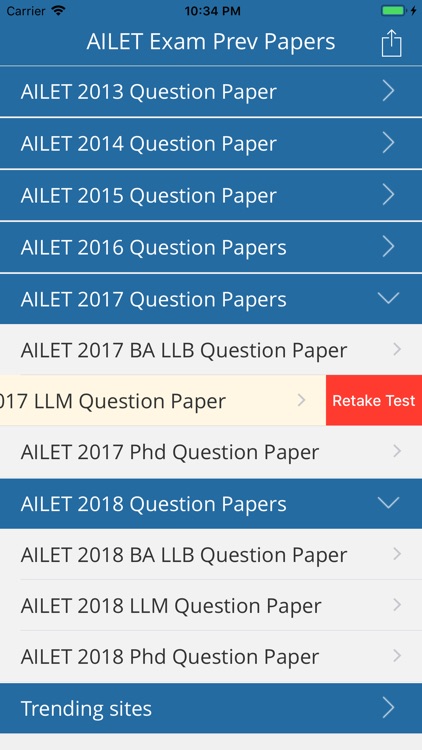 AILET Exam Prev Papers screenshot-3