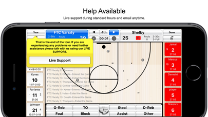 Basketball Stat Tracker screenshot1