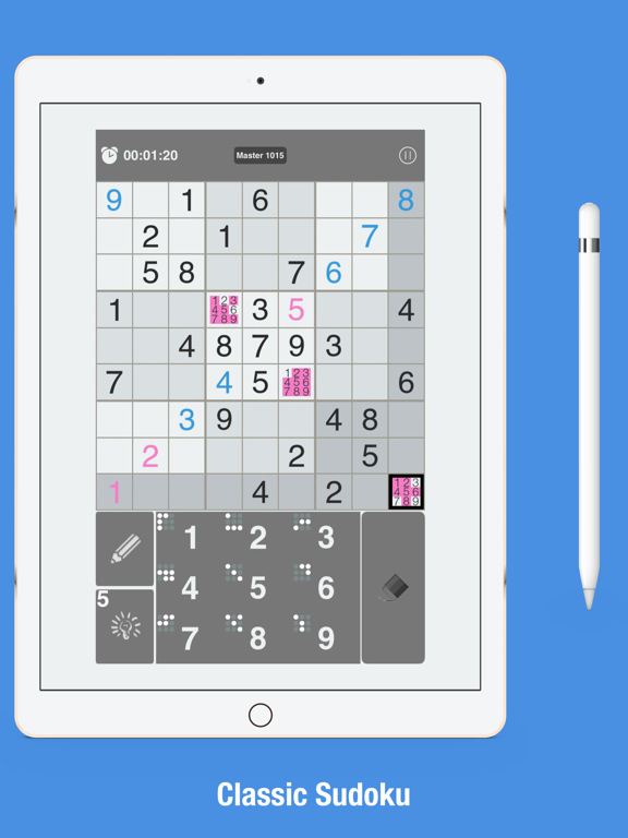 Screenshot #4 pour Sudoku Classic Fun:6400 Levels