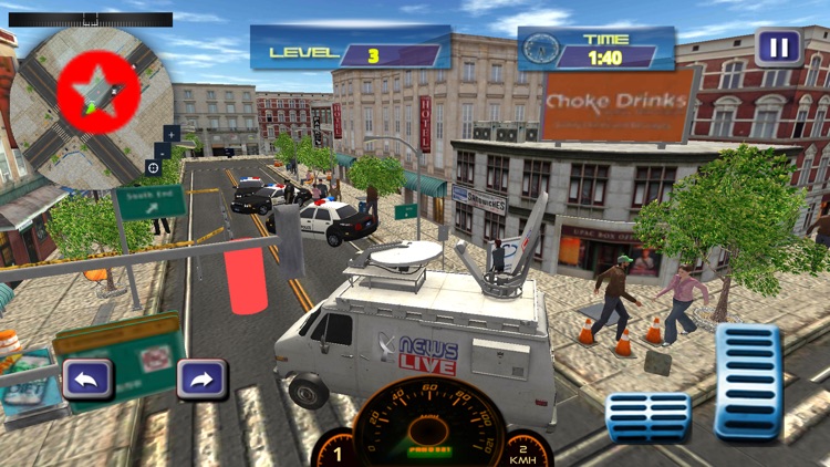 City Crime News Reporter Truck