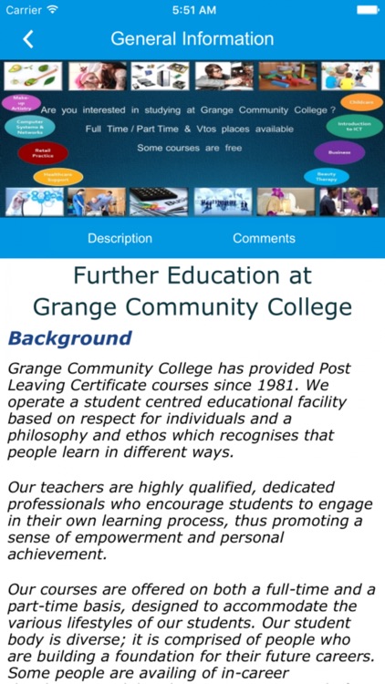 Grange CC Further Education