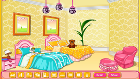 Girly room decoration game screenshot