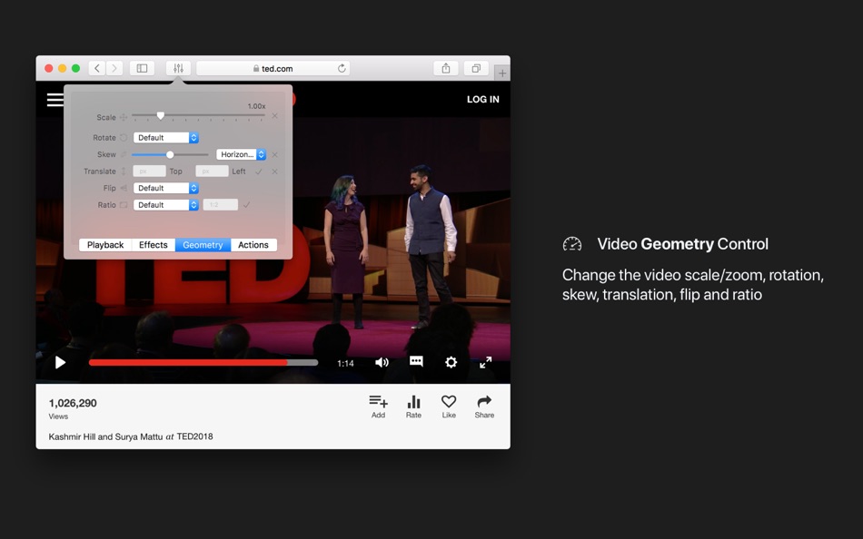 #3. Video Settings for Safari (macOS) Podle: Denk Alexandru