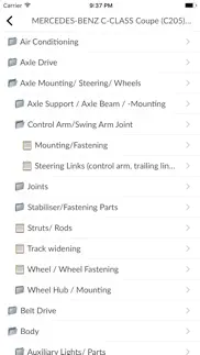 car parts for mercedes-benz iphone screenshot 3