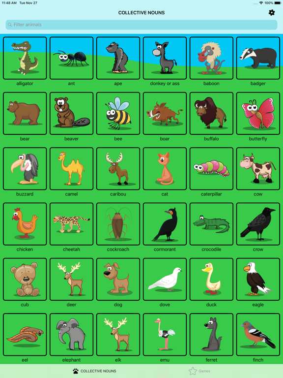 Screenshot #4 pour Collective Nouns
