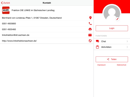 Screenshot #5 pour Linksfraktion Sachsen