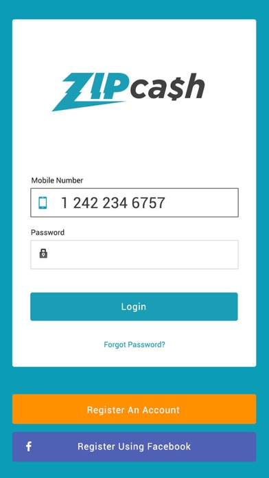 Screenshot #1 pour ZipCash Wallet