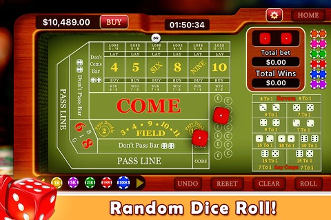 Craps - Casino Style! screenshot 3