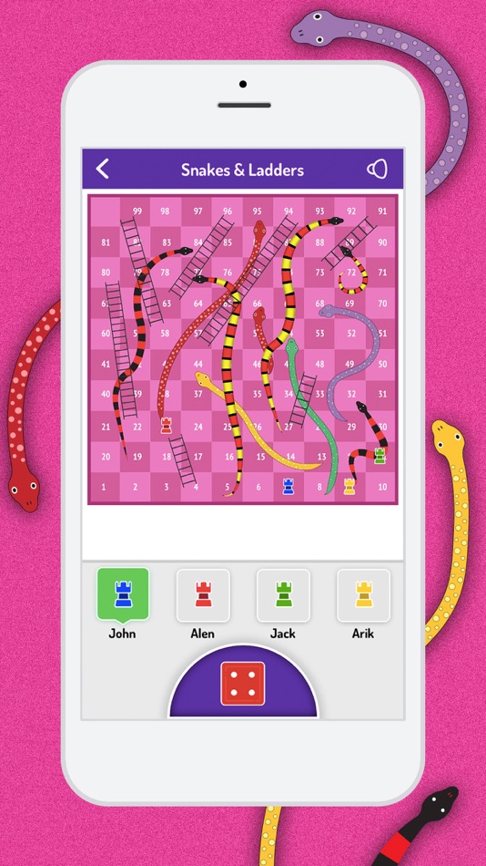 #3. Snakes & Ladders -A Board Game (iOS) 由: Rohit Iyer