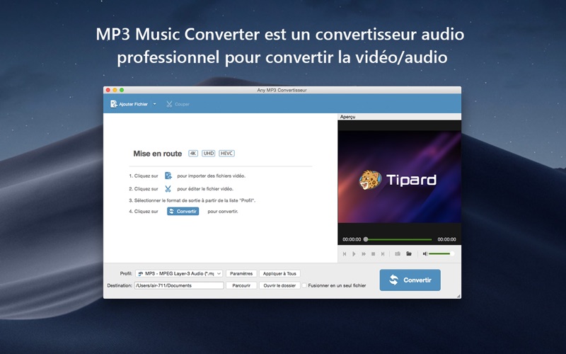Screenshot #1 pour Any MP3 Convertisseur