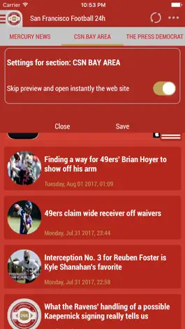 Game screenshot 24h News for S. Francisco 49ers apk