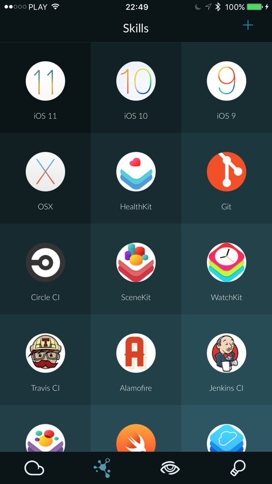 #3. SkillCloud (iOS) Podle: Andrzej Michnia GirAppe Studio